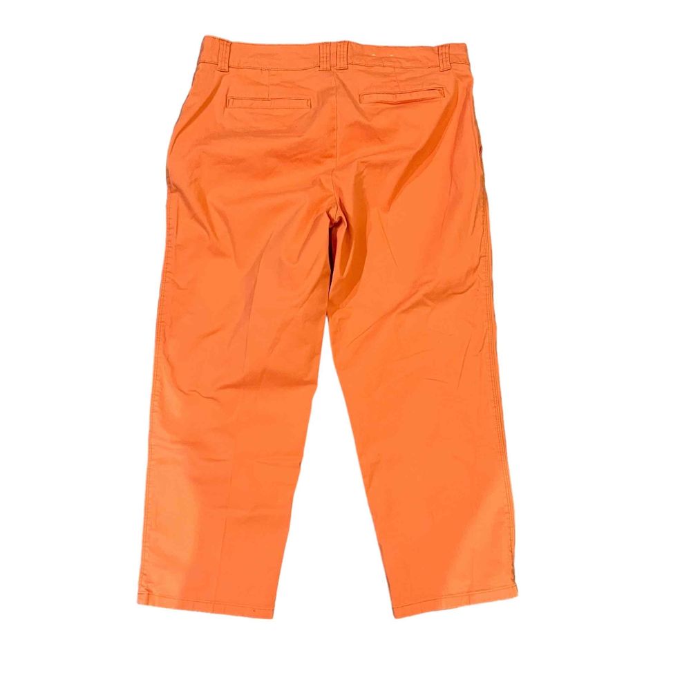 Crown & Ivy Women's Orange Casual Chino Pants Size 10 - Picture 3 of 3